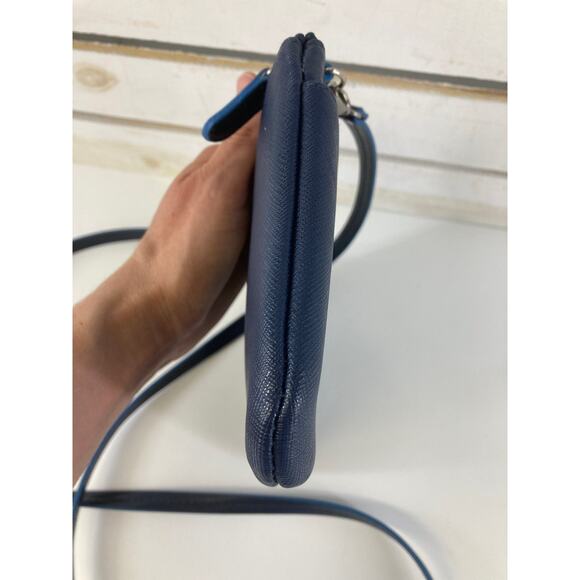 BRIGHTON SMALL BLUE CROSSBODY WITH HEART - Picture 4 of 10